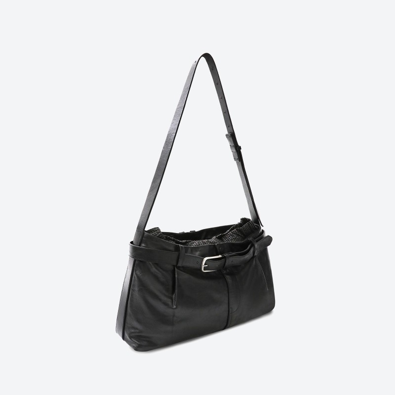 Deconstructed Pants Shoulder Bag